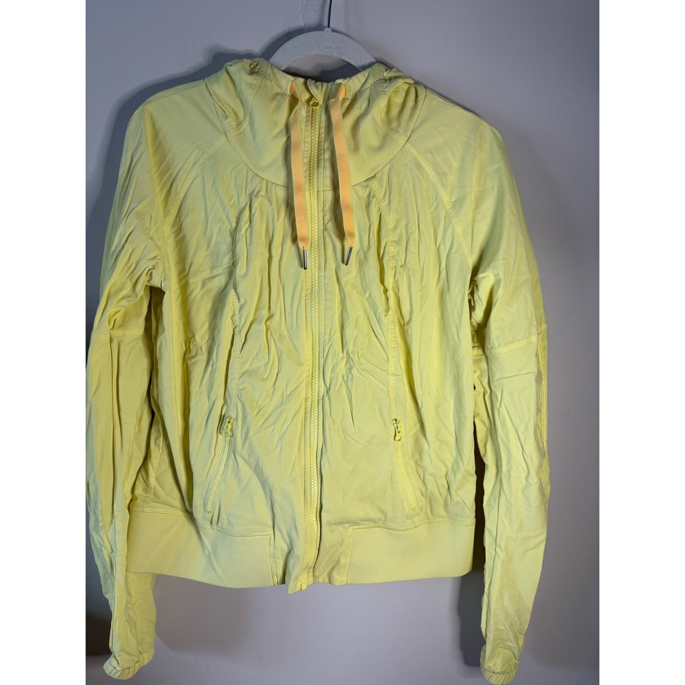 Lululemon Street to Studio Jacket Womens Size 12 Lightweight yelow